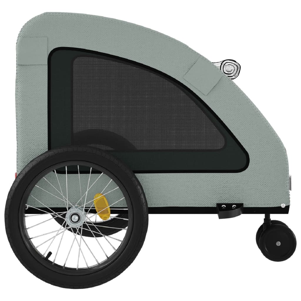 Rimorchio da Bici per Animali Grigio Oxford e Ferro - homemem39
