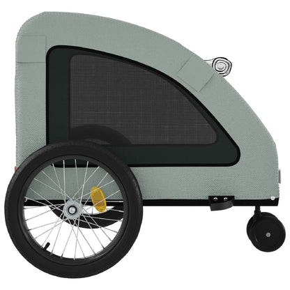 Rimorchio da Bici per Animali Grigio Oxford e Ferro - homemem39