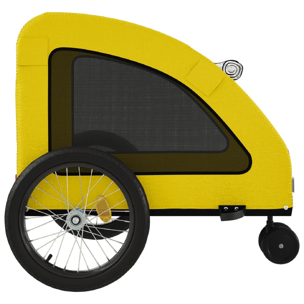 Rimorchio da Bici per Animali Giallo Oxford e Ferro - homemem39