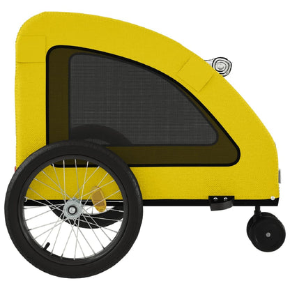 Rimorchio da Bici per Animali Giallo Oxford e Ferro - homemem39