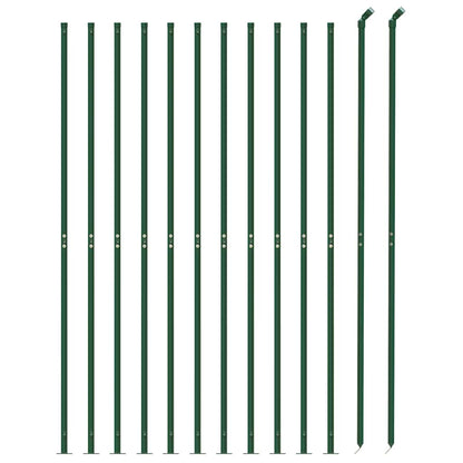 Recinzione a Rete con Flangia Verde 1,4x25 m - homemem39