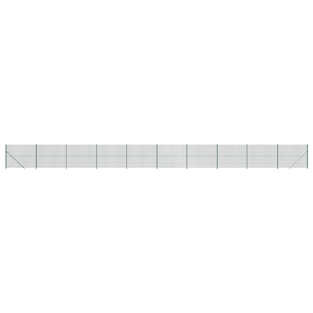 Recinzione a Rete con Flangia Verde 2x25 m - homemem39