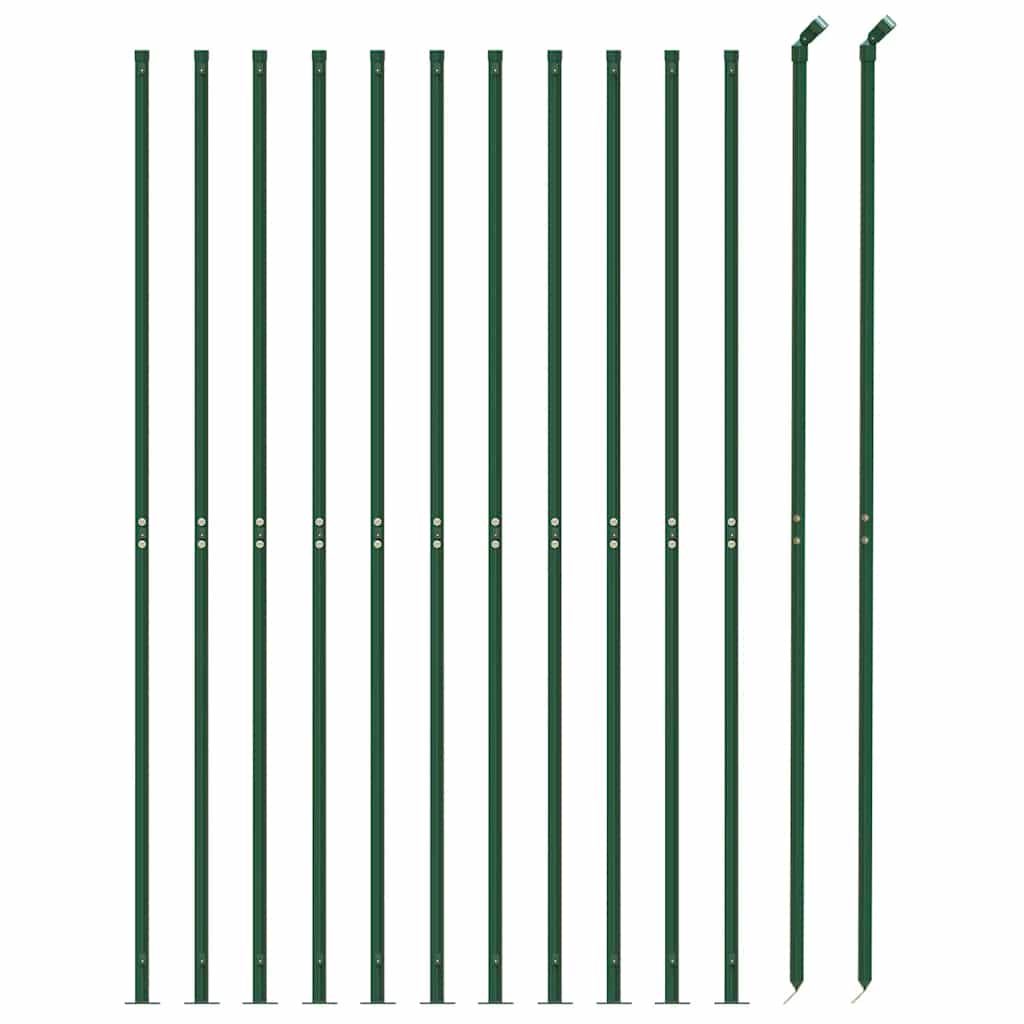 Recinzione a Rete con Flangia Verde 2x25 m - homemem39