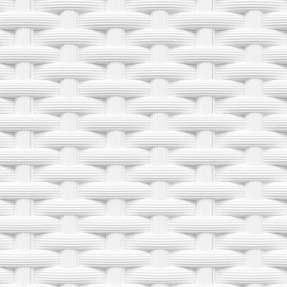 Fioriere 2 pz Bianche 30x30x37 cm in Polipropilene - homemem39