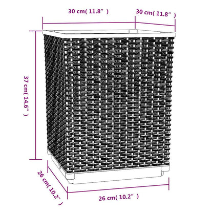 Fioriere 4 pz Grigio Blu 30x30x37 cm in Polipropilene | homemem39