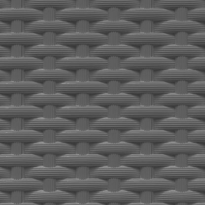 Fioriere 4 pz Nere 30x30x37 cm in Polipropilene - homemem39