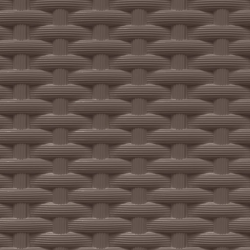 Fioriere 4 pz Marroni 30x30x37 cm in Polipropilene - homemem39