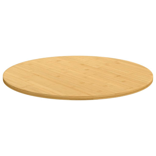 Piano del Tavolo Ø80x1,5 cm in Bambù | homemem39
