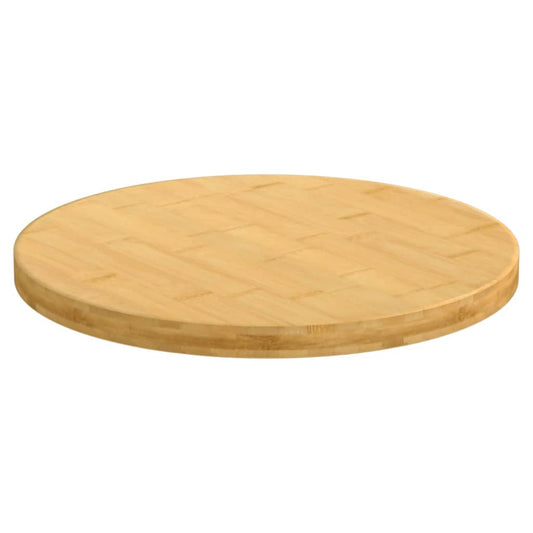 Piano del Tavolo Ø50x2,5 cm in Bambù - homemem39