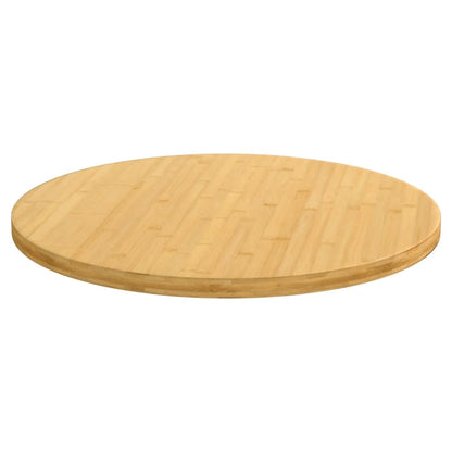 Piano del Tavolo Ø60x2,5 cm in Bambù - homemem39