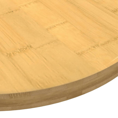 Piano del Tavolo Ø80x2,5 cm in Bambù