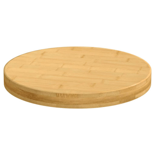 Piano del Tavolo Ø50x4 cm in Bambù | homemem39