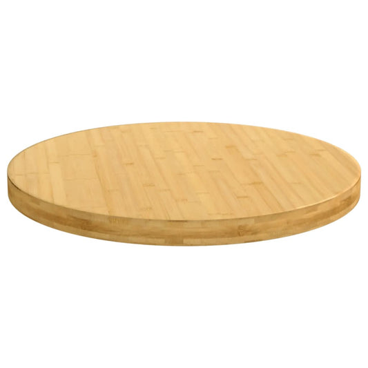 Piano del Tavolo Ø60x4 cm in Bambù