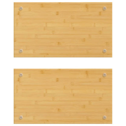 Coprifornelli 2 pz 50x28x1,5 cm in Bambù - homemem39