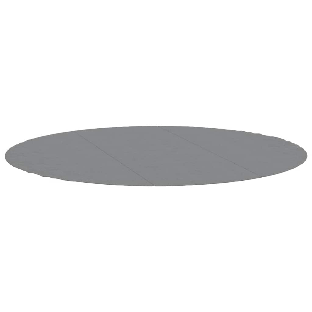 Telo Sotto Piscina Grigio Chiaro Ø396 cm Geotessile Poliestere | homemem39