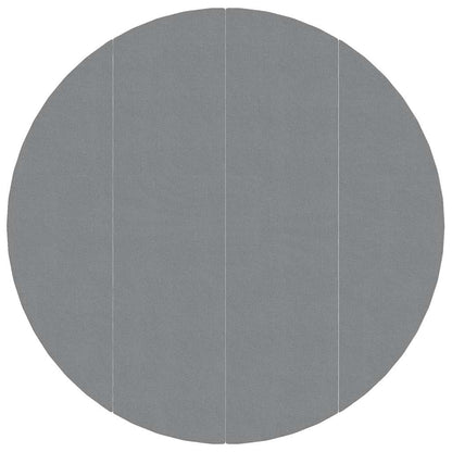 Telo Sotto Piscina Grigio Chiaro Ø428 cm Geotessile Poliestere
