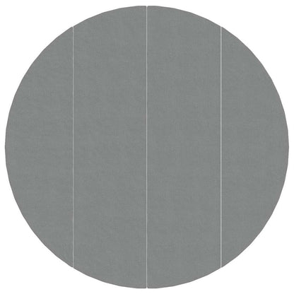 Telo Sotto Piscina Grigio Chiaro Ø500 cm Geotessile Poliestere