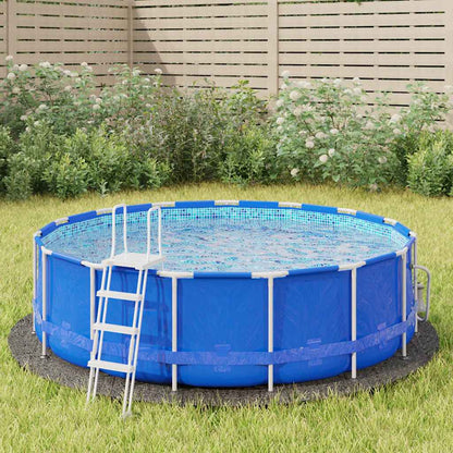 Telo Sotto Piscina Grigio Chiaro Ø306 cm Geotessile Poliestere - homemem39