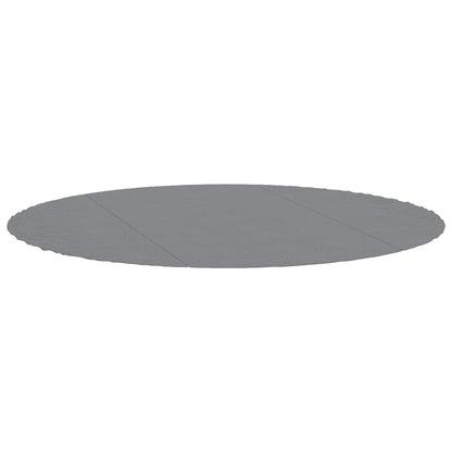 Telo Sotto Piscina Grigio Chiaro Ø306 cm Geotessile Poliestere - homemem39