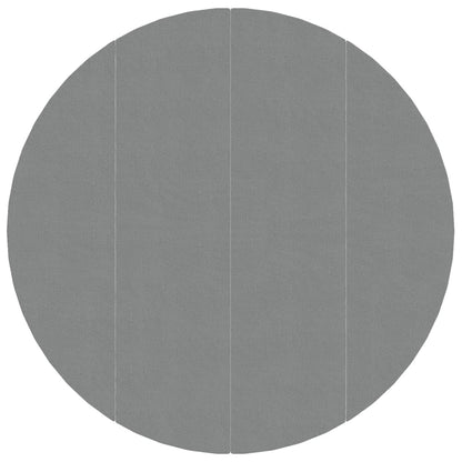 Telo Sotto Piscina Grigio Chiaro Ø428 cm Geotessile Poliestere