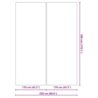 Telo Piscina Grigio Chiaro 300x220 cm Geotessile Poliestere