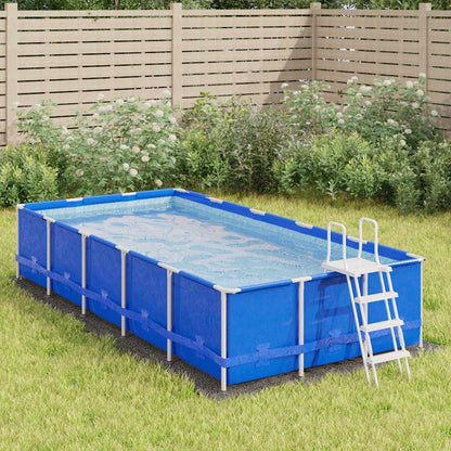 Telo Sotto Piscina Grigio Chiaro 420x220 Geotessile Poliestere | homemem39