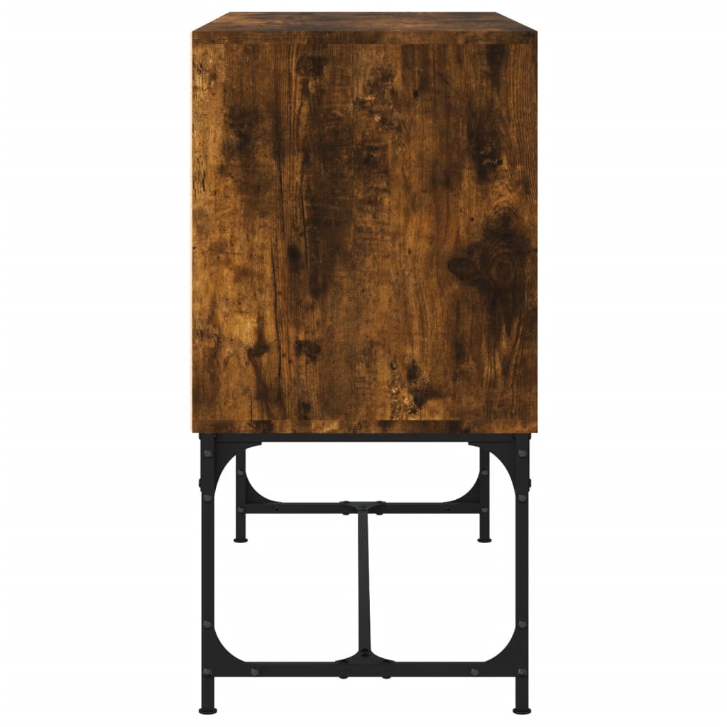 Credenza Rovere Fumo 100x40x79,5 cm in Legno Multistrato - homemem39