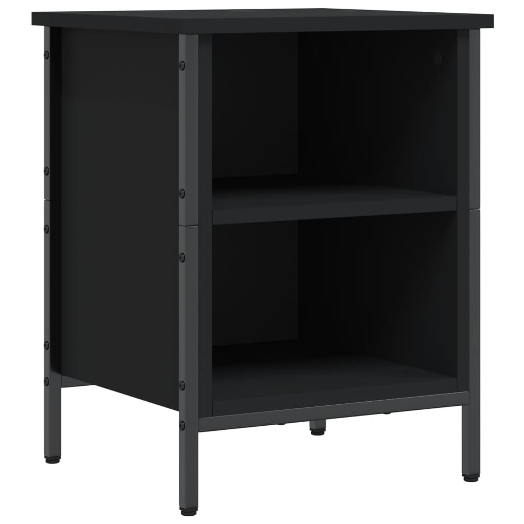 Scarpiera Nera 38x35x50 cm in Legno Multistrato - homemem39
