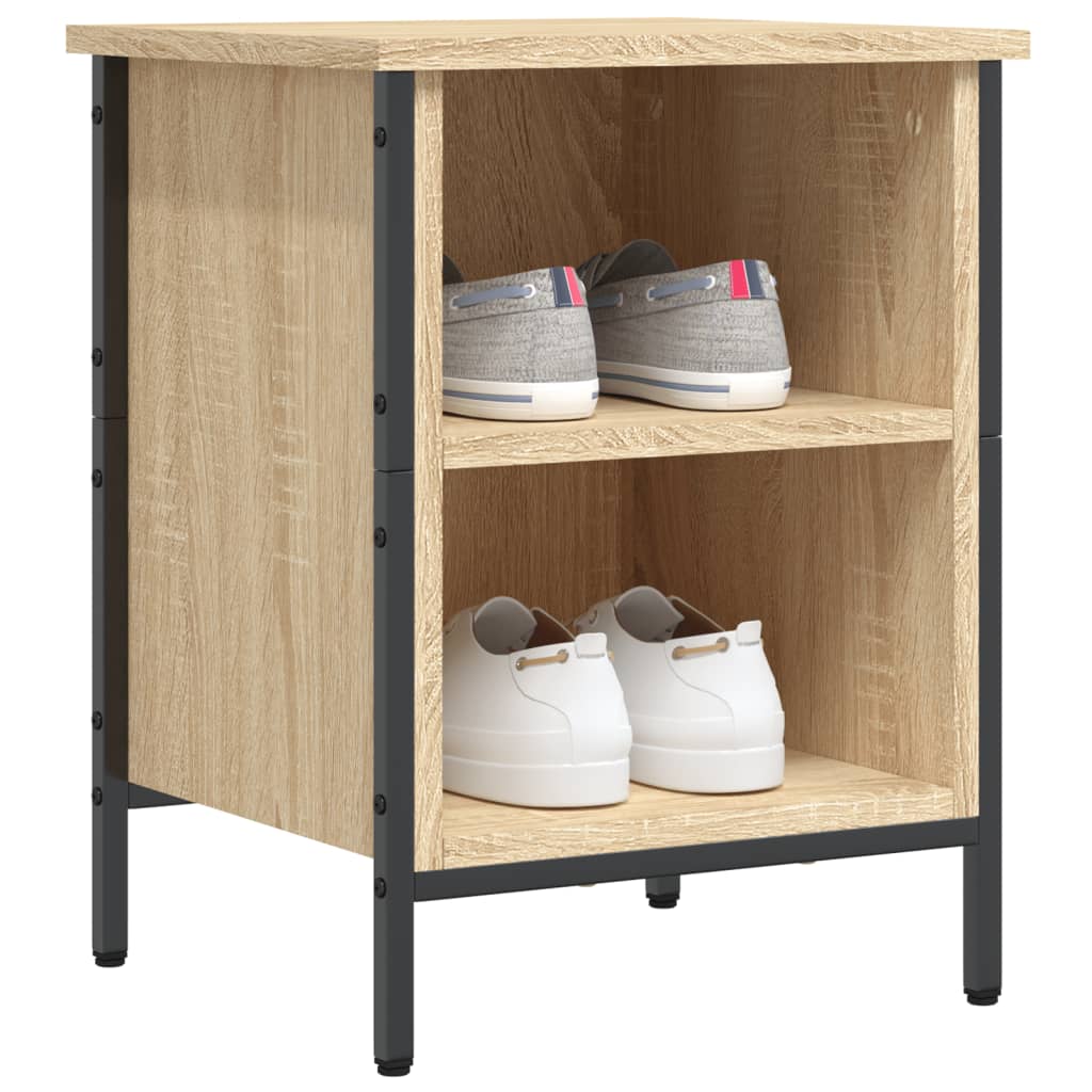 Scarpiera Rovere Sonoma 38x35x50 cm in Legno Multistrato - homemem39