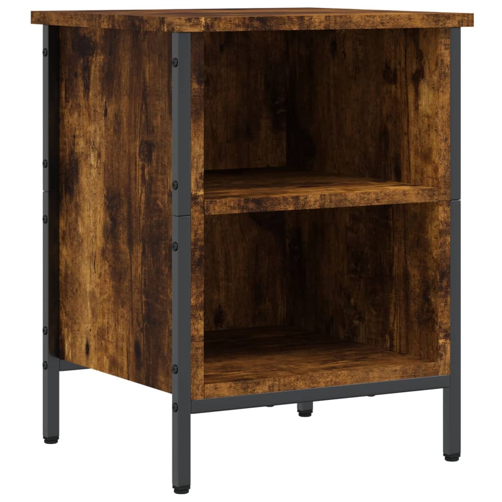 Scarpiera Rovere Fumo 38x35x50 cm in Legno Multistrato - homemem39