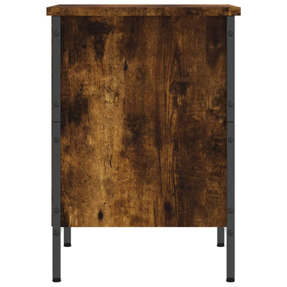 Scarpiera Rovere Fumo 38x35x50 cm in Legno Multistrato - homemem39