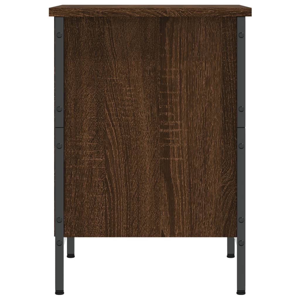 Scarpiera Rovere Marrone 38x35x50 cm in Legno Multistrato - homemem39