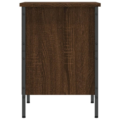 Scarpiera Rovere Marrone 38x35x50 cm in Legno Multistrato - homemem39
