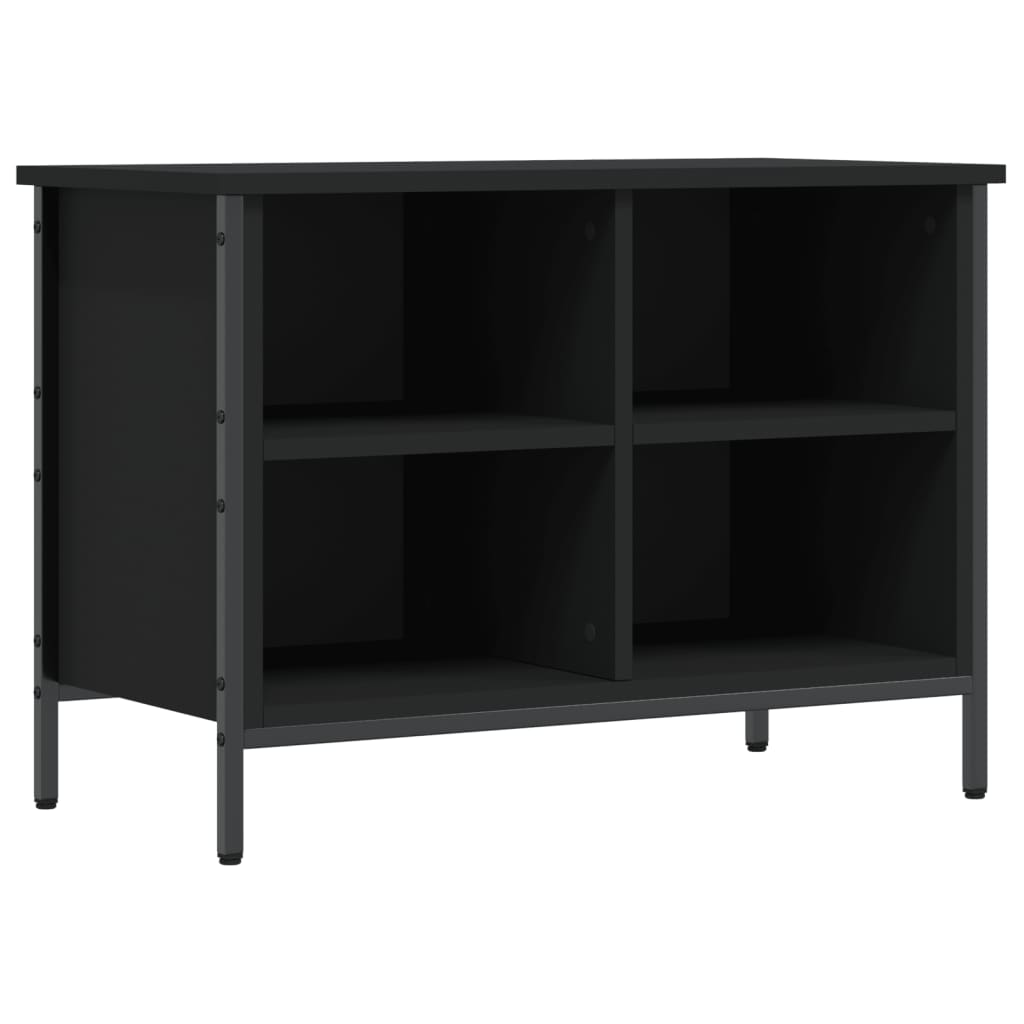 Scarpiera Nera 69x35x50 cm in Legno Multistrato - homemem39