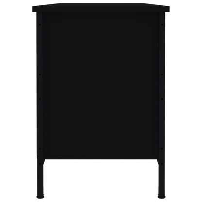 Scarpiera Nera 100x35x50 cm in Legno Multistrato - homemem39