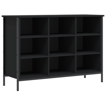 Scarpiera Nera 100x35x70 cm in Legno Multistrato - homemem39