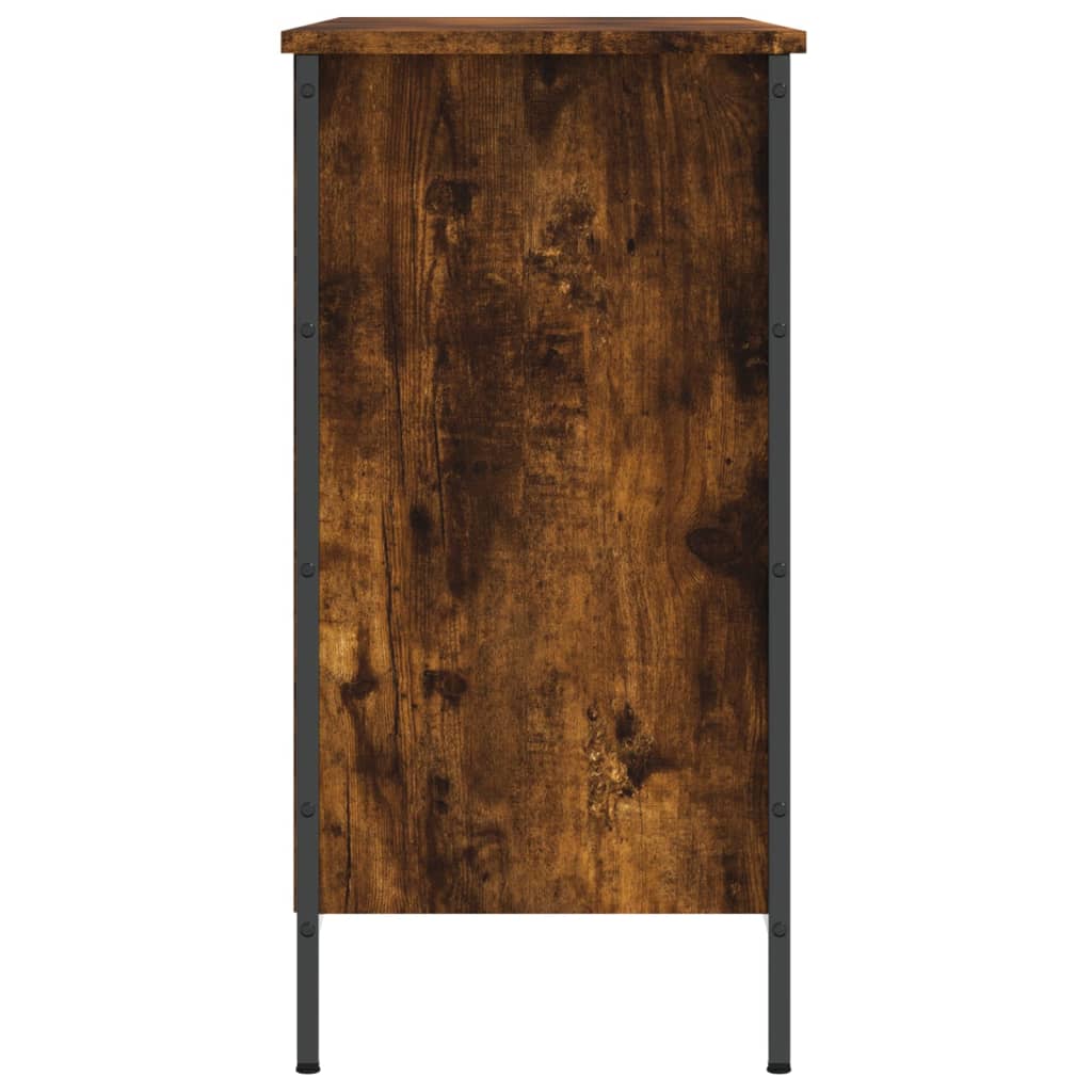 Scarpiera Rovere Fumo 100x35x70 cm in Legno Multistrato - homemem39