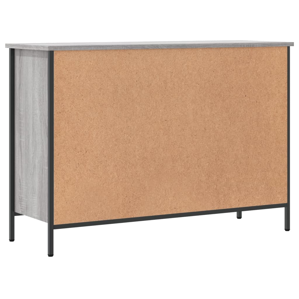 Scarpiera Grigio Sonoma 100x35x70 cm in Legno Multistrato - homemem39