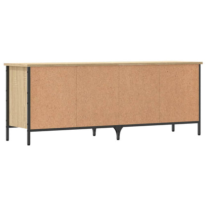 Scarpiera Rovere Sonoma 131x35x50 cm in Legno Multistrato