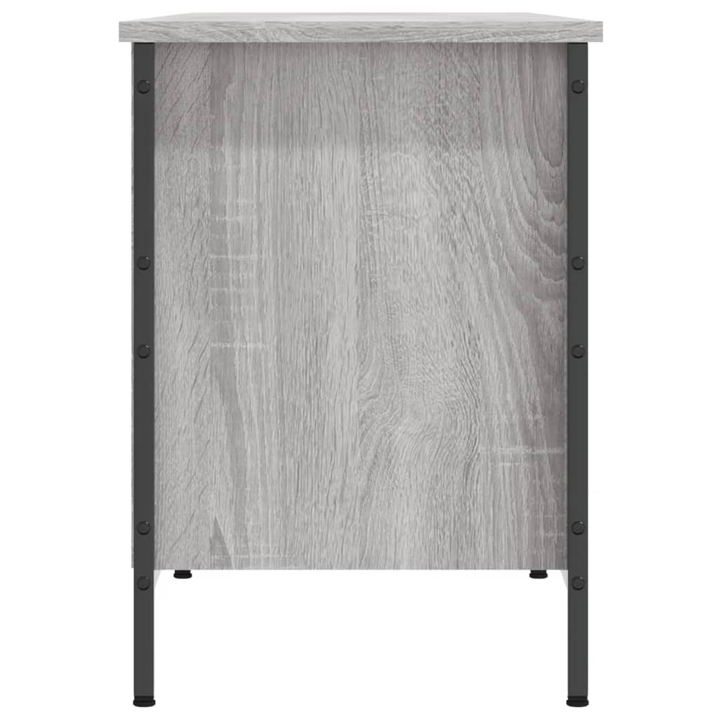 Scarpiera Grigio Sonoma 131x35x50 cm in Legno Multistrato