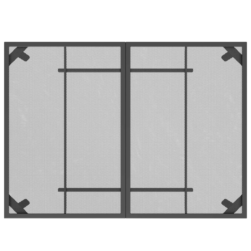 Tavolo da Giardino Antracite 110x80x72 cm Rete d'Acciaio - homemem39