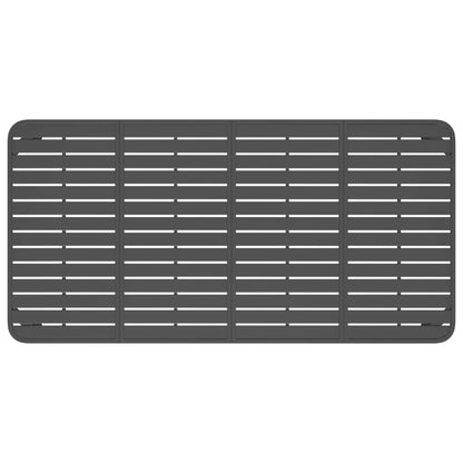 Tavolo da Giardino Antracite 200x100x71 cm Acciaio - homemem39