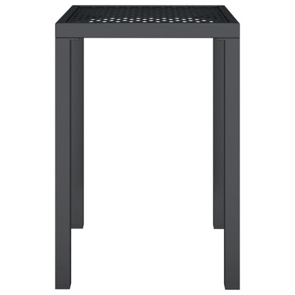 Tavolo da Giardino Antracite 50x50x72 cm Acciaio | homemem39