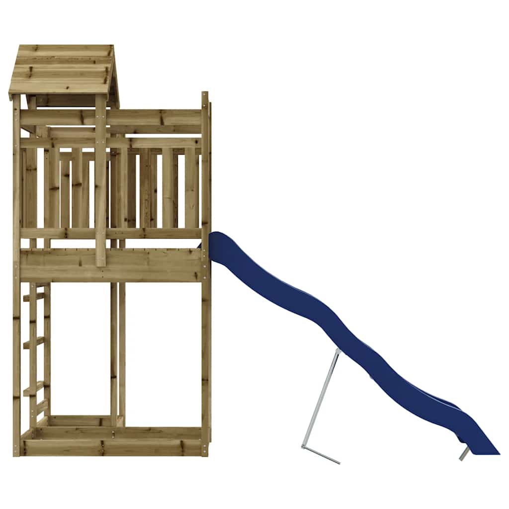 Set da Gioco da Esterno in Legno di Pino Impregnato | homemem39