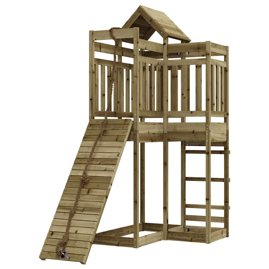 Casetta con Arrampicata in Legno di Pino Impregnato | homemem39