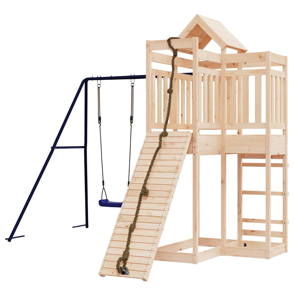 Set da Gioco da Esterno in Legno Massello di Pino | homemem39