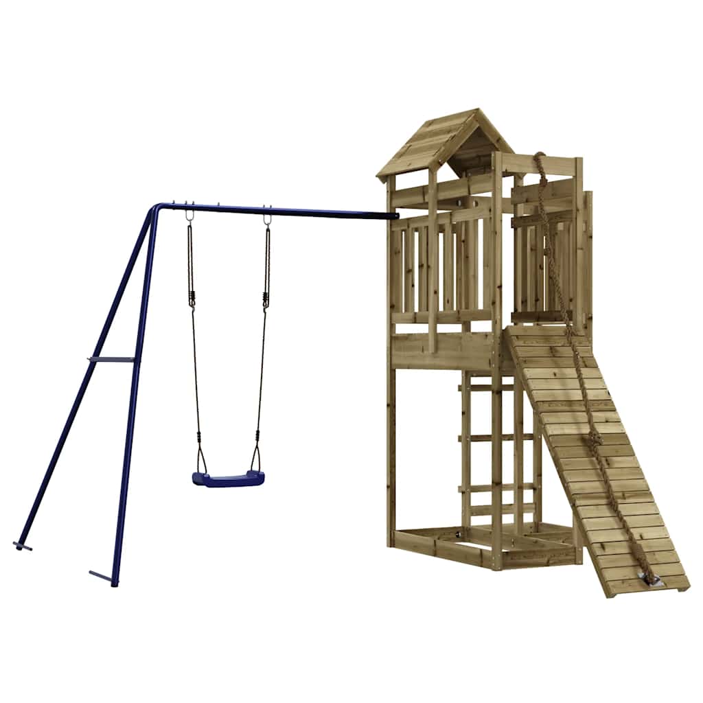 Set da Gioco da Esterno in Legno di Pino Impregnato | homemem39