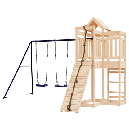 Set da Gioco da Esterno in Legno Massello di Pino | homemem39