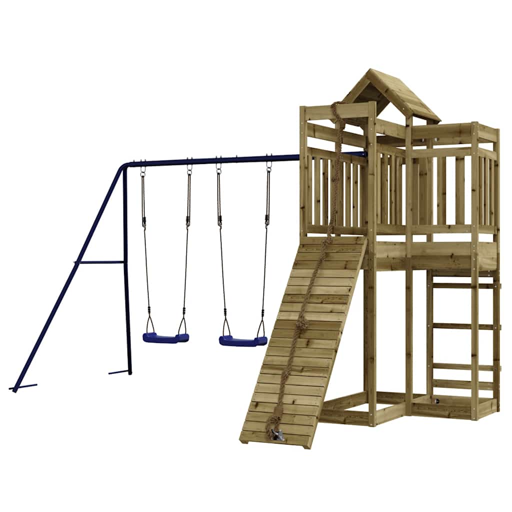 Set da Gioco da Esterno in Legno di Pino Impregnato | homemem39
