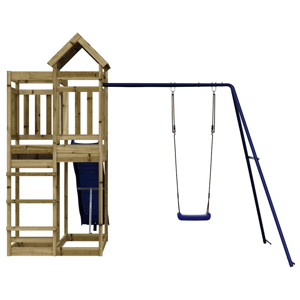 Set da Gioco da Esterno in Legno di Pino Impregnato | homemem39
